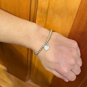 Tiffany & Co. Heart Tag Beaded Bracelet